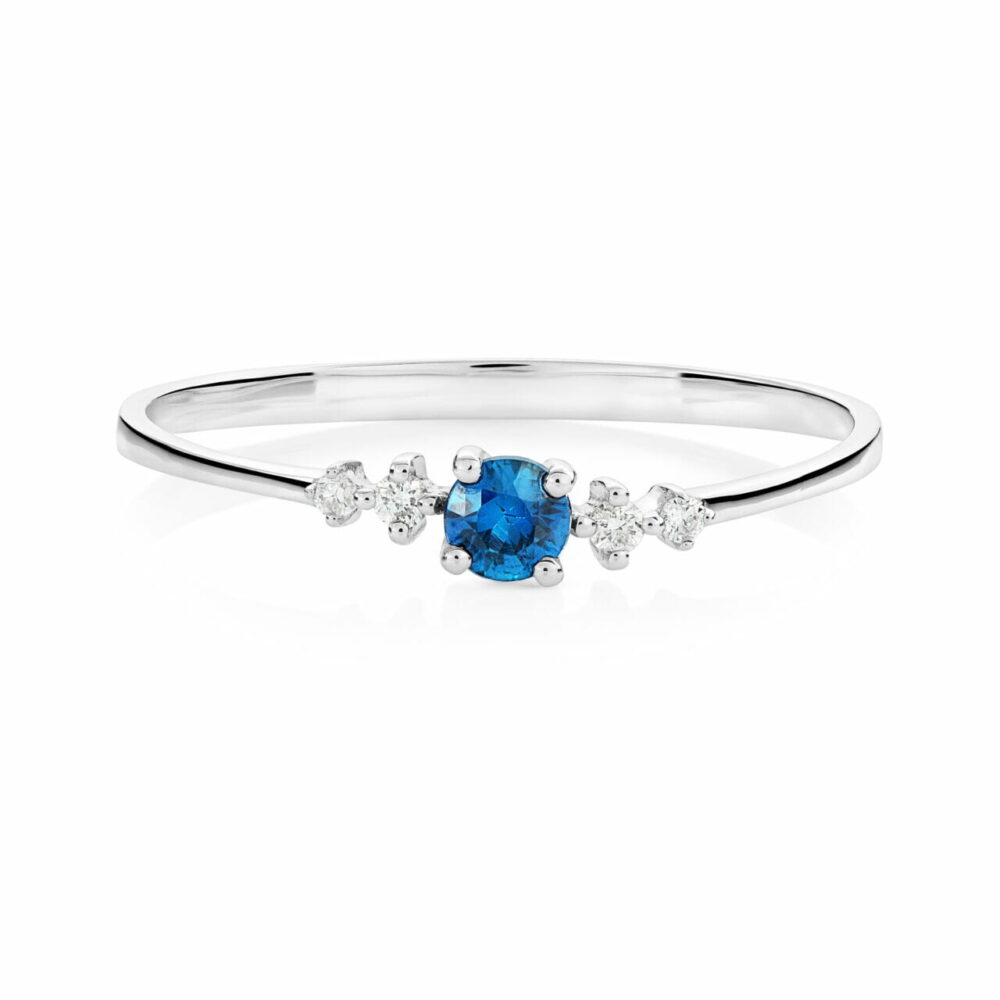 แหวนแซฟไฟร์ Duang Kaew ประดับเพชร, เครื่องประดับจาก Duang Kaew Jewelry Manufacturer